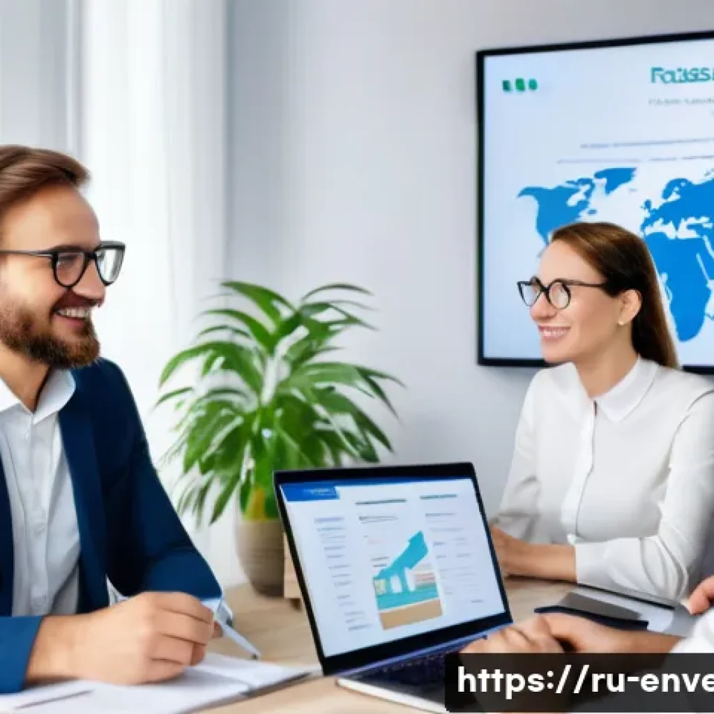 환경영향평가사 커뮤니티 참여 방법 - A professional online community meeting for environmental assessment experts, featuring diverse Russ...